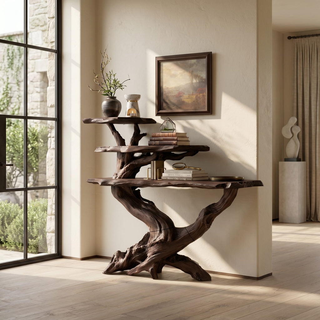 Cabin Black Console Table