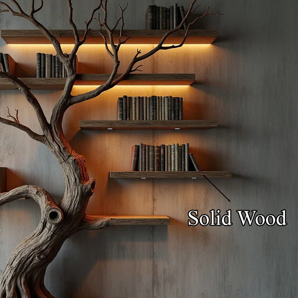 Hancrafted Wooden Shelf Floating Shelf Housewarming Gift, solid wood, built to order