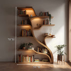 Tree Branch Wall Shelf Solid Decor Gift, solid wood, built to order