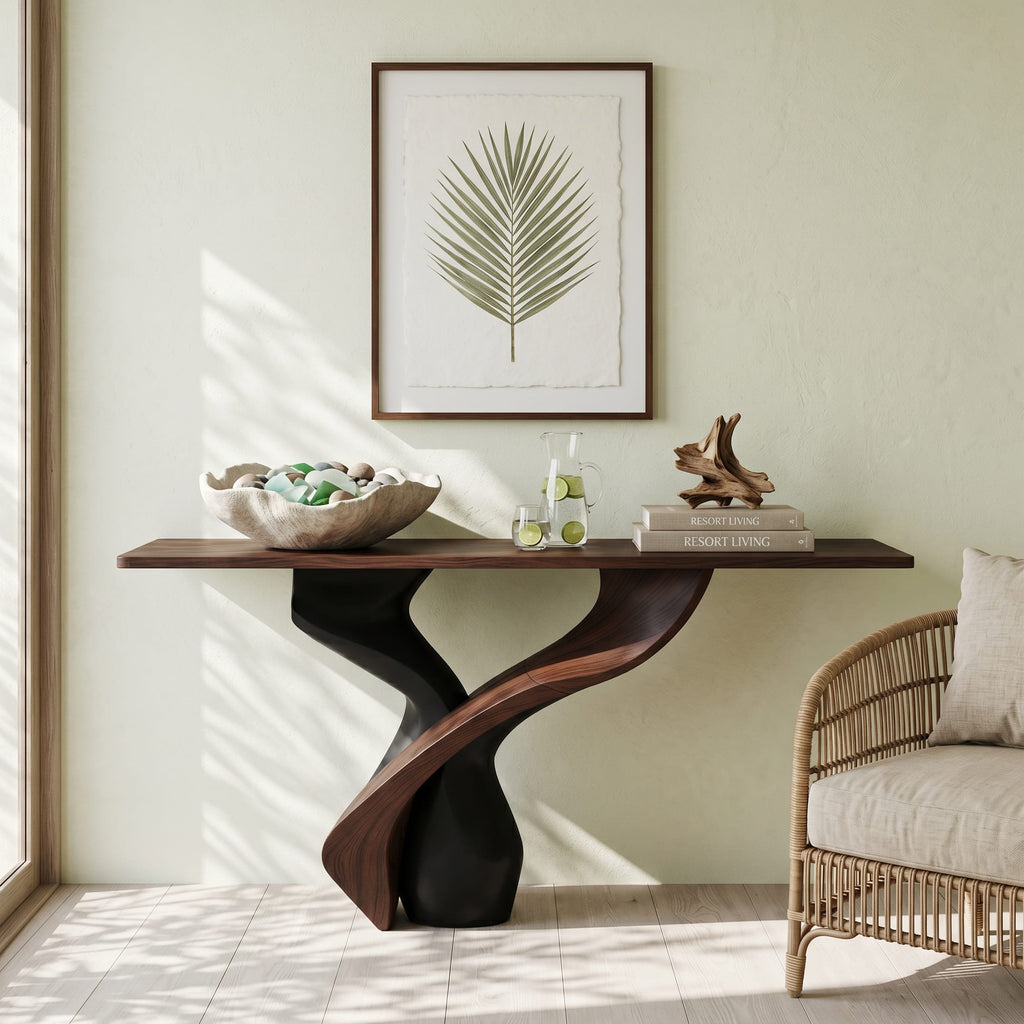 Rustic Console Table Inspiration Entryway Design, solid wood, built to order