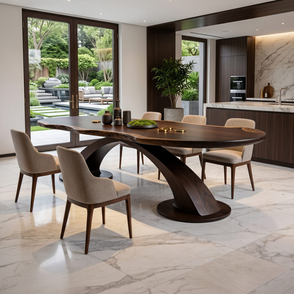 Organic Solid Dining Table
