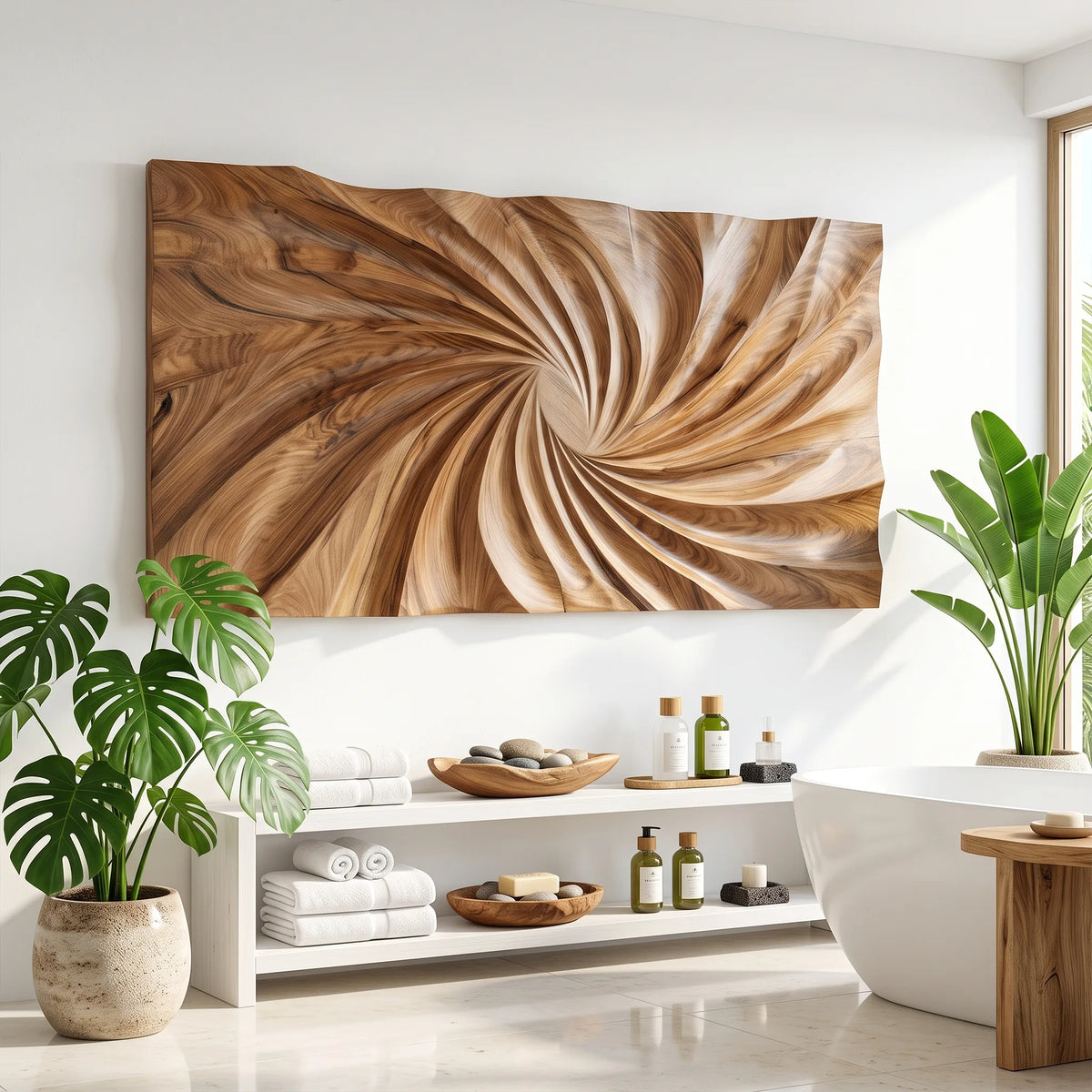 Modern Large Wall Art, solid wood, built to order