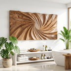 Modern Large Wall Art, solid wood, built to order
