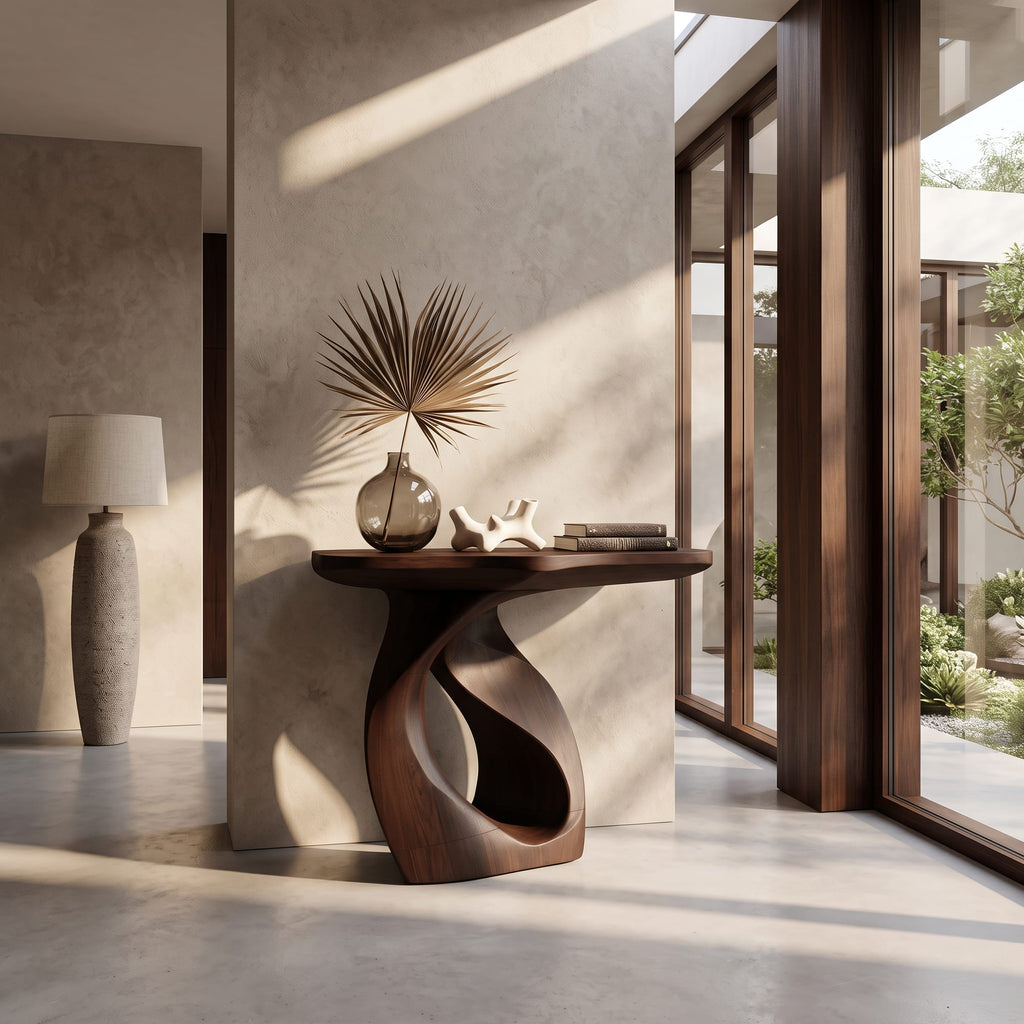 Organic Hallway Console Table