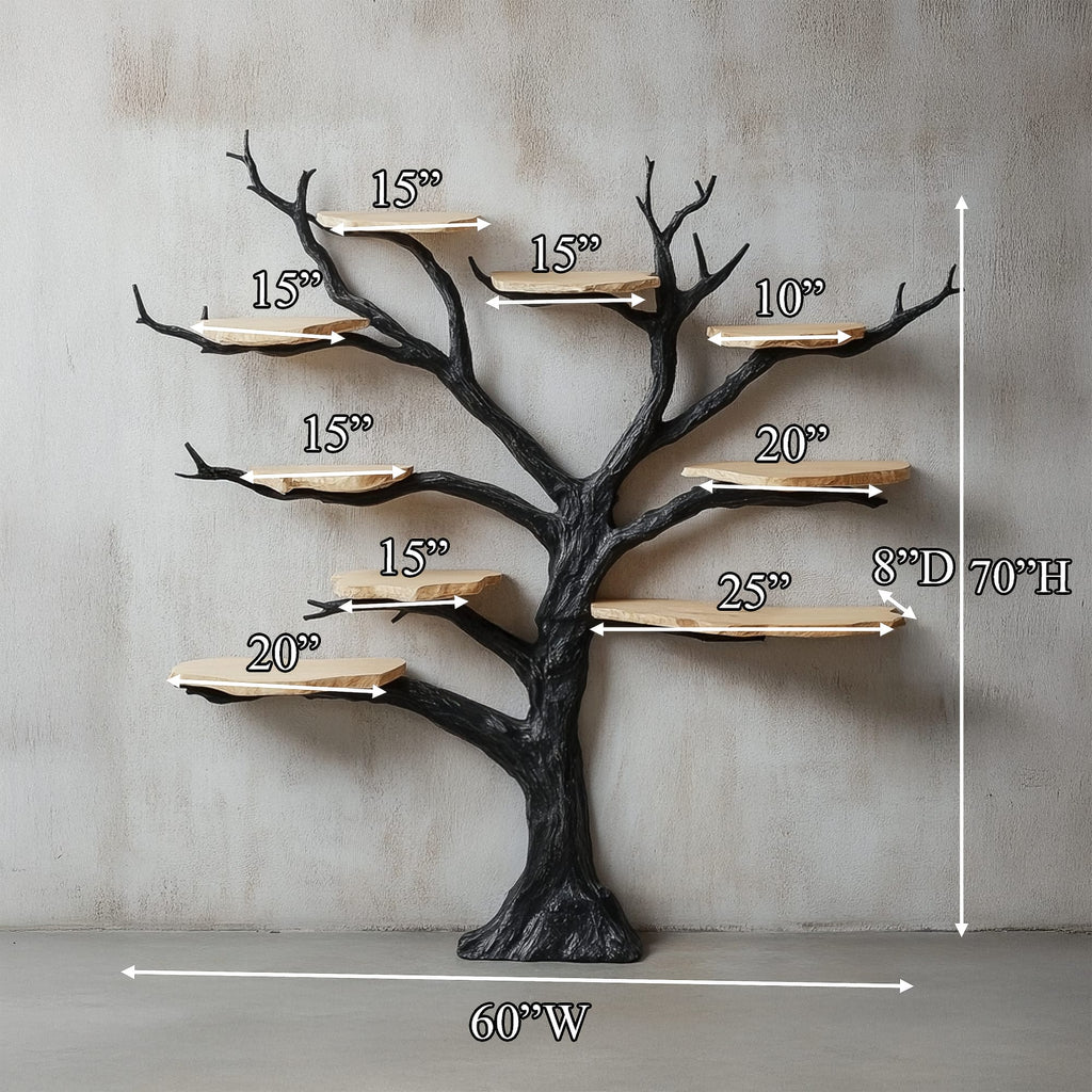 Organic Floating Bookshelf