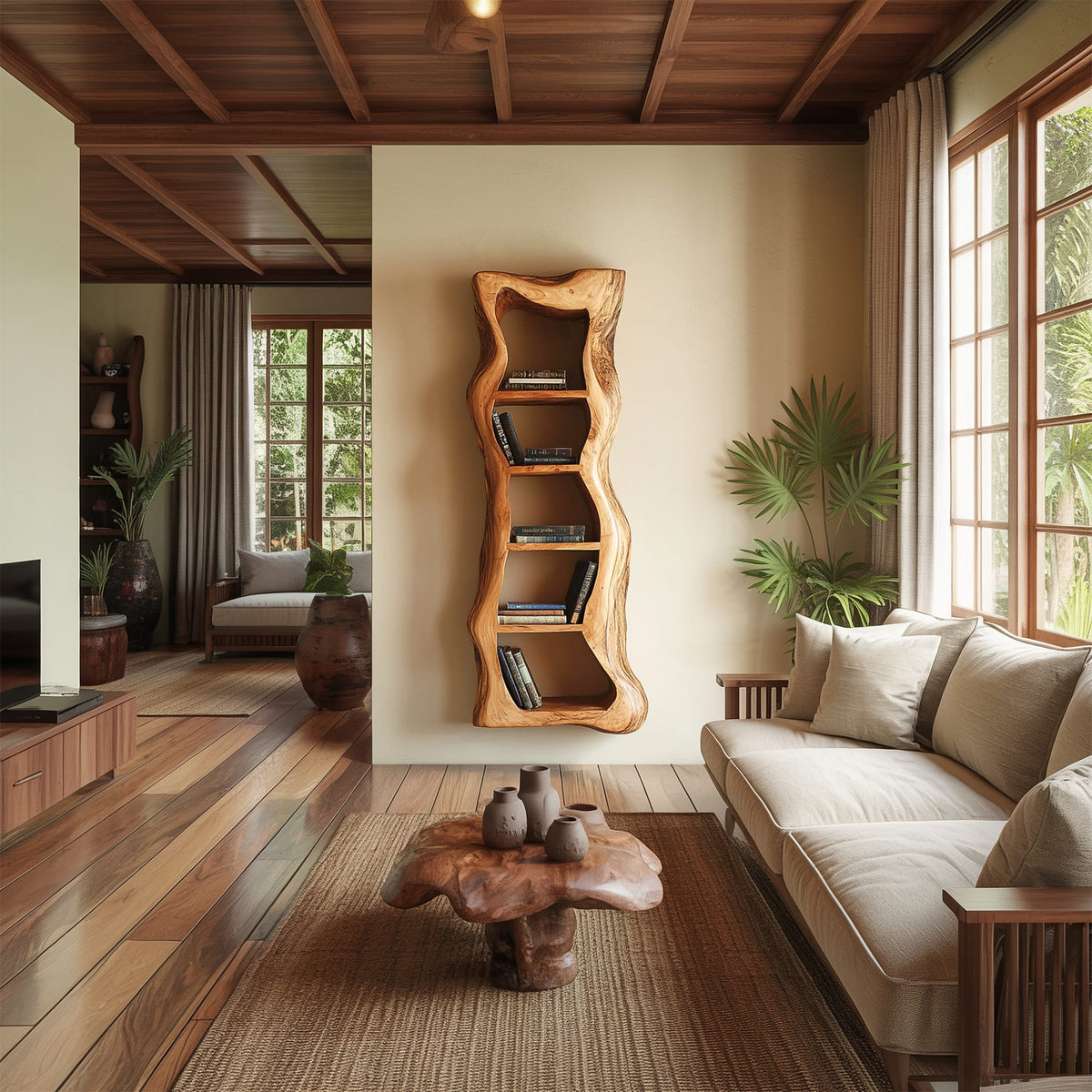 Sculpted Wall Shelf