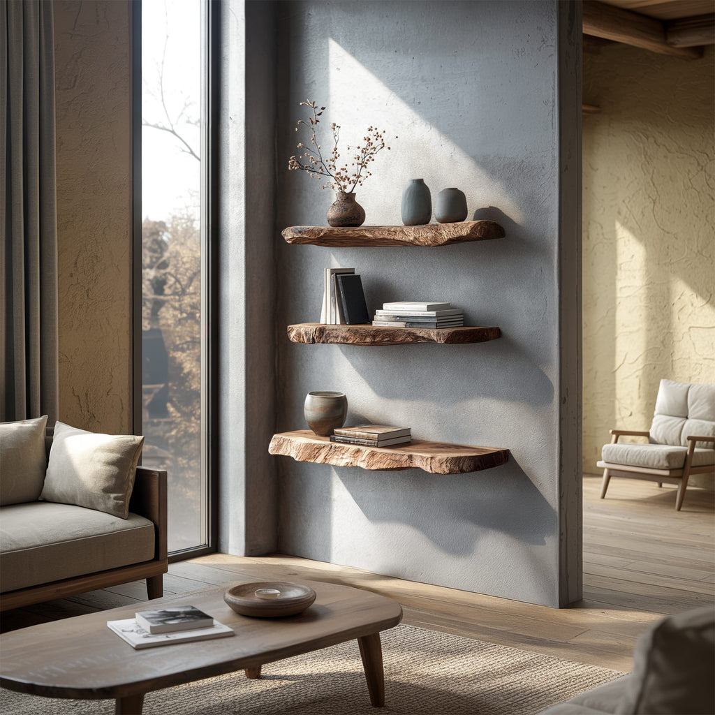 Organic Wall Floating Shelf