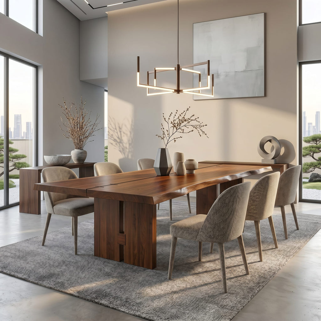Sculptural Chunky Dining Table