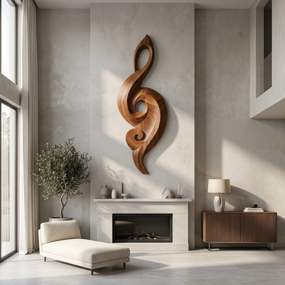 Minimal Treble Wall Art