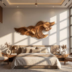 Abstract Sculptural Flowing Wall Art