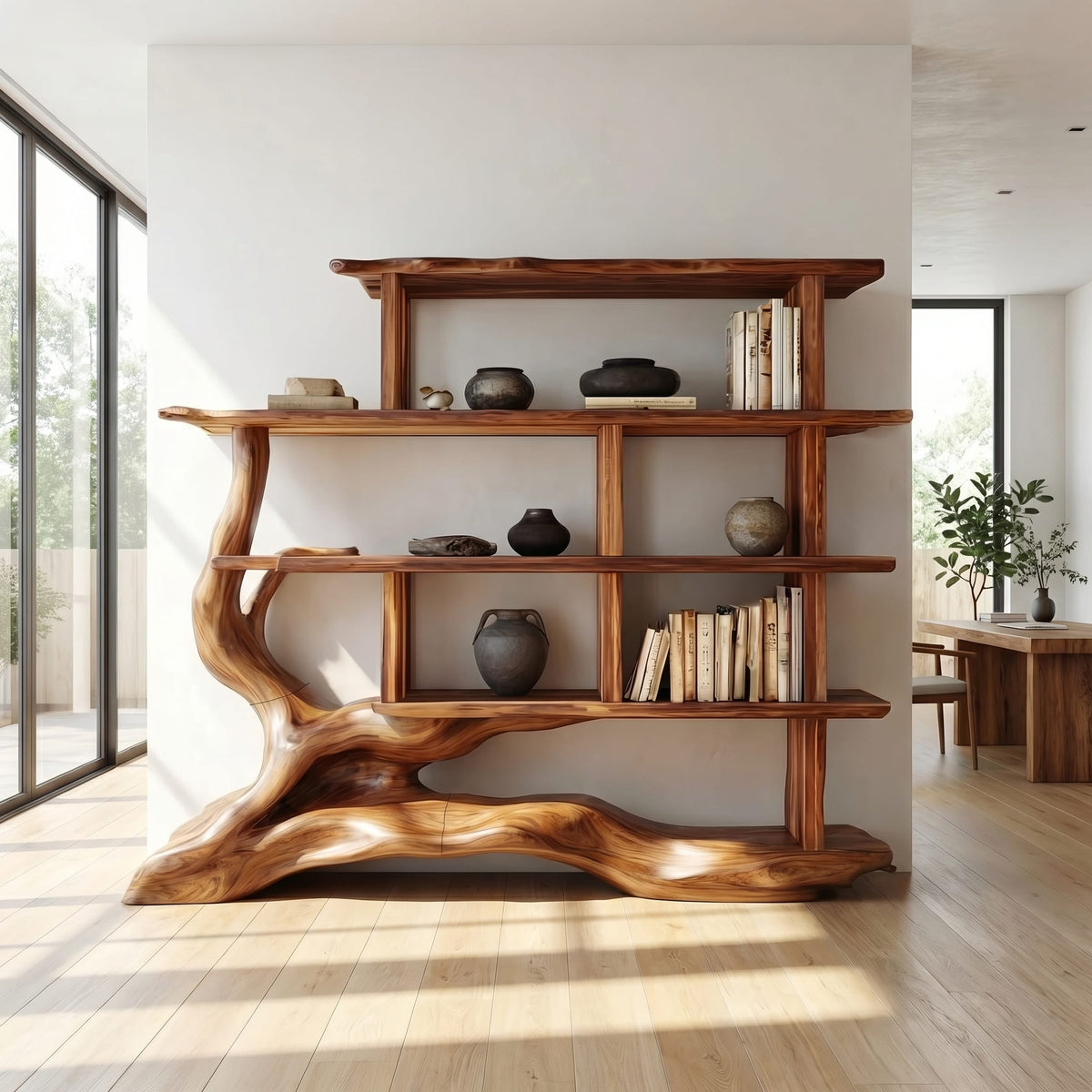 Designer Sculptural Bookshelf