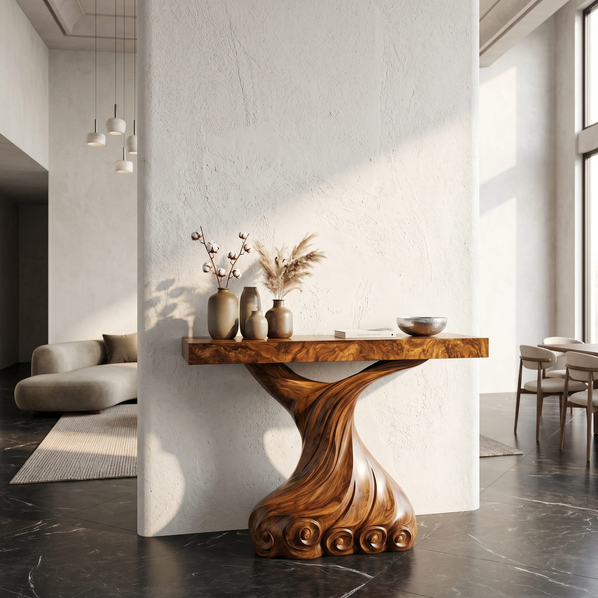 Twist Abstract Console Table