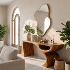Abstract Contemporary Console Table