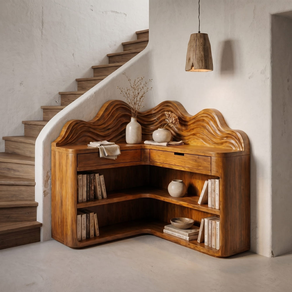 Wave Solid Bookshelf