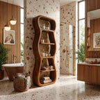 Sculptural Contemporary Bath Shelf