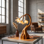 Sculptural Light Nightstand