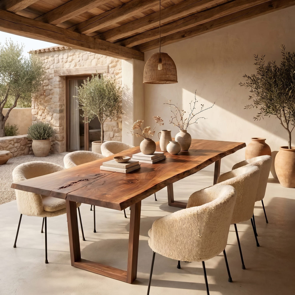 Minimal U-shape Dining Table