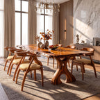 Irregular Edge Dining Table - solid wood, built to order