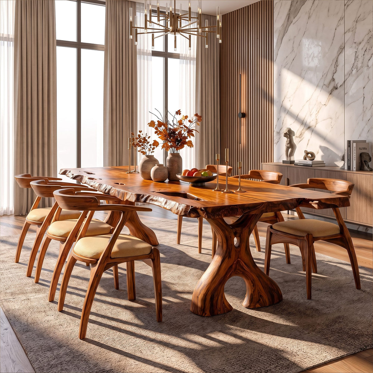 Irregular Edge Dining Table