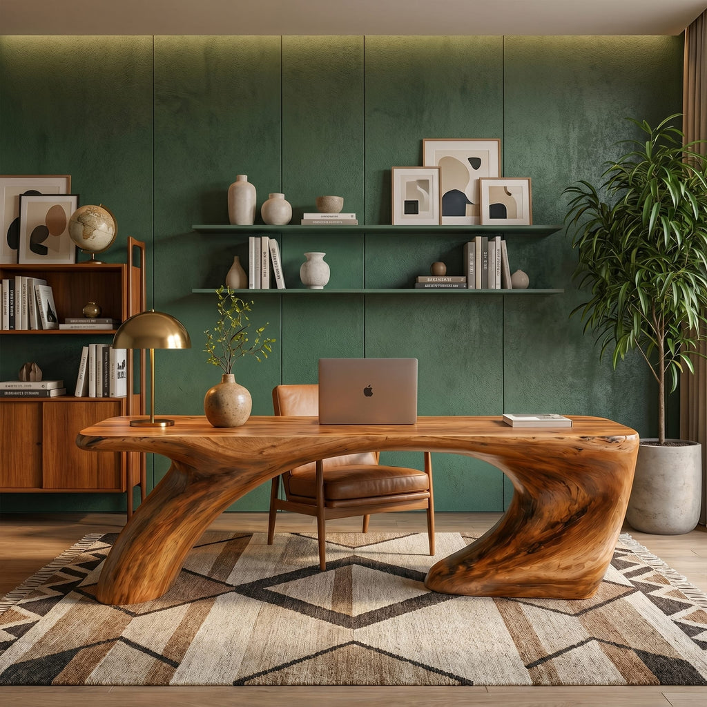Curved Sculptural Desk