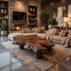 Rustic Coffee Table Living Room Or Reading Room, solid wood, built to order