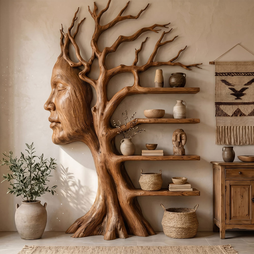 Fantasy Sculptural Tree Bookshelf