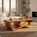 Curved Drawer Coffee Table