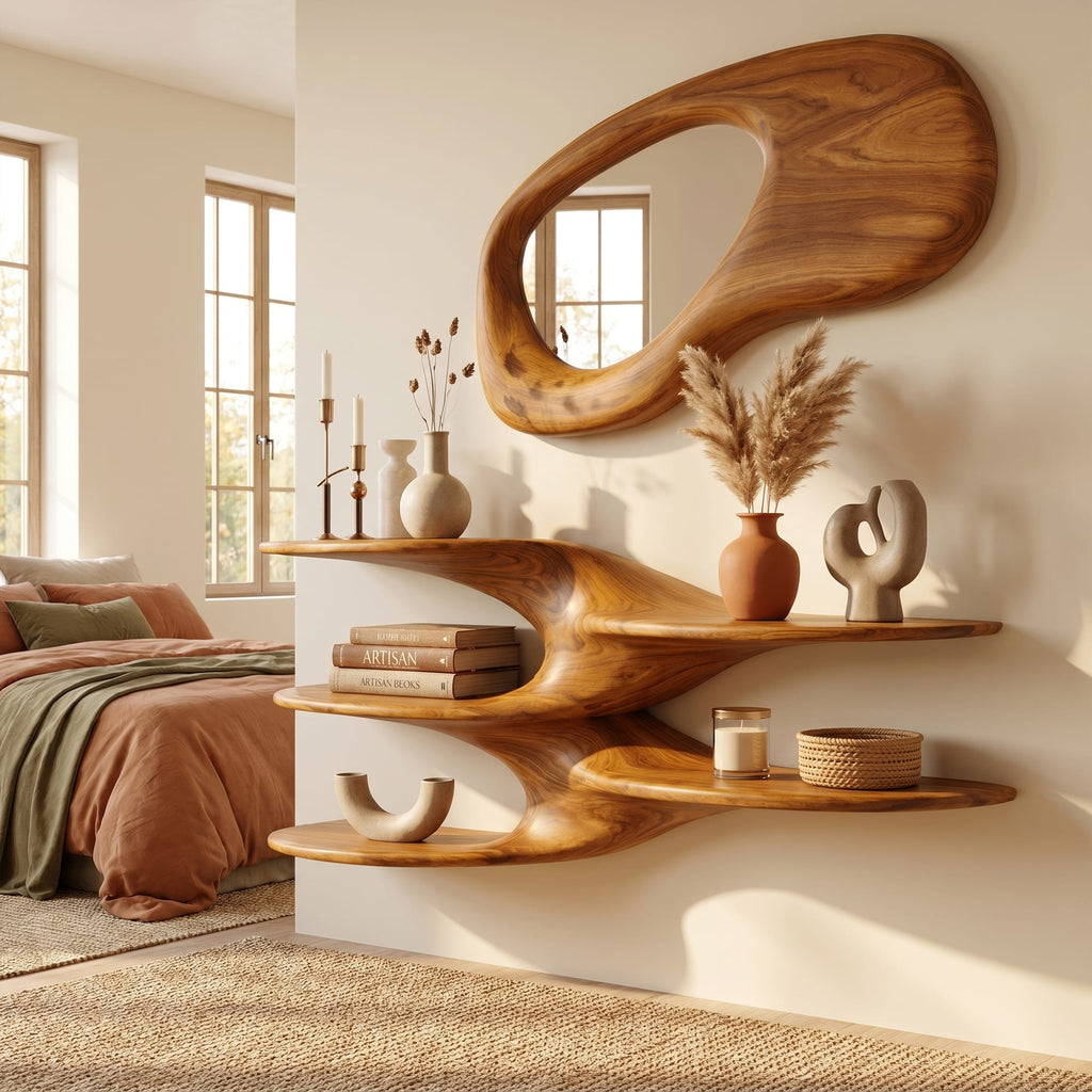 Wave Display Wall Shelf