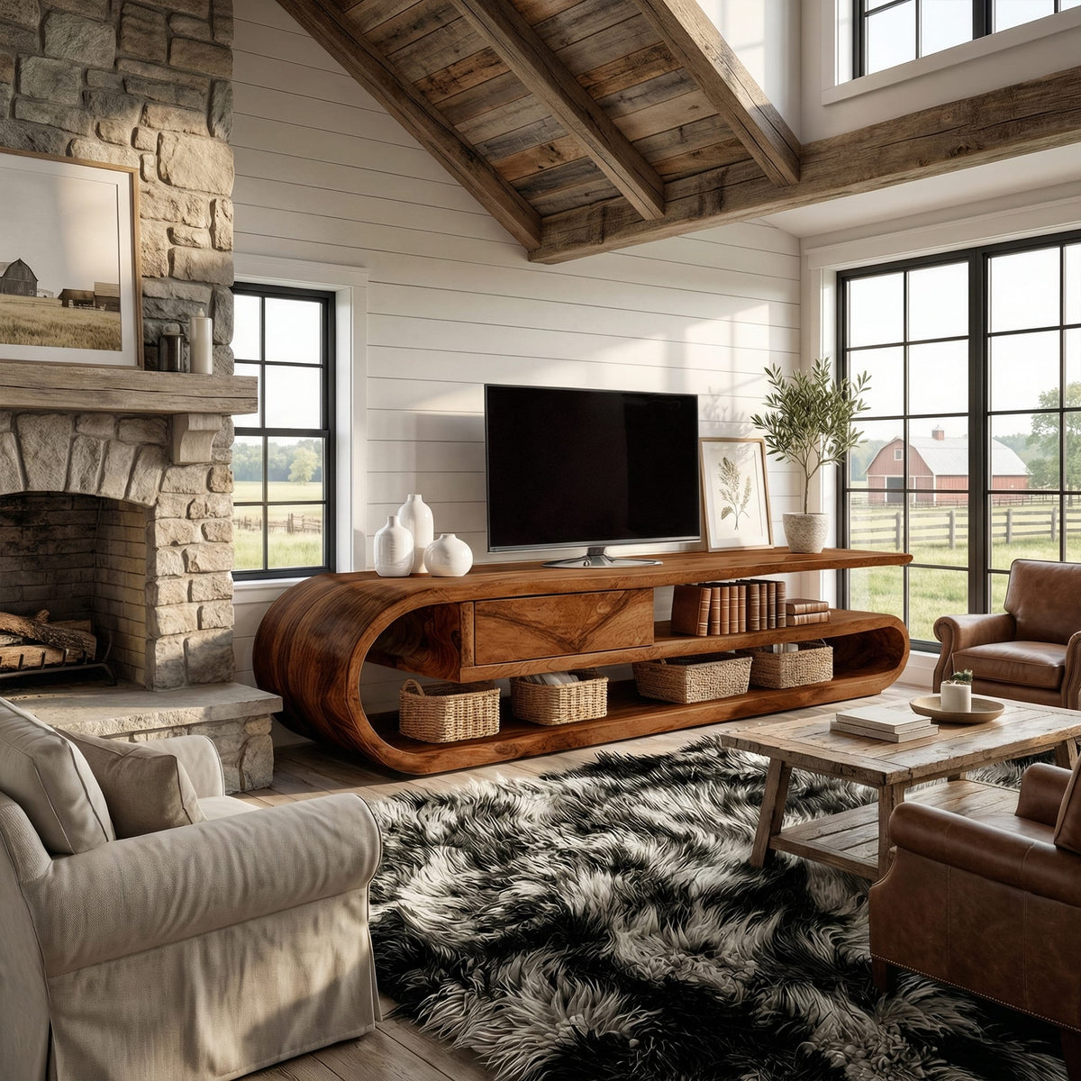 Contemporary Entertainment TV Cabinet