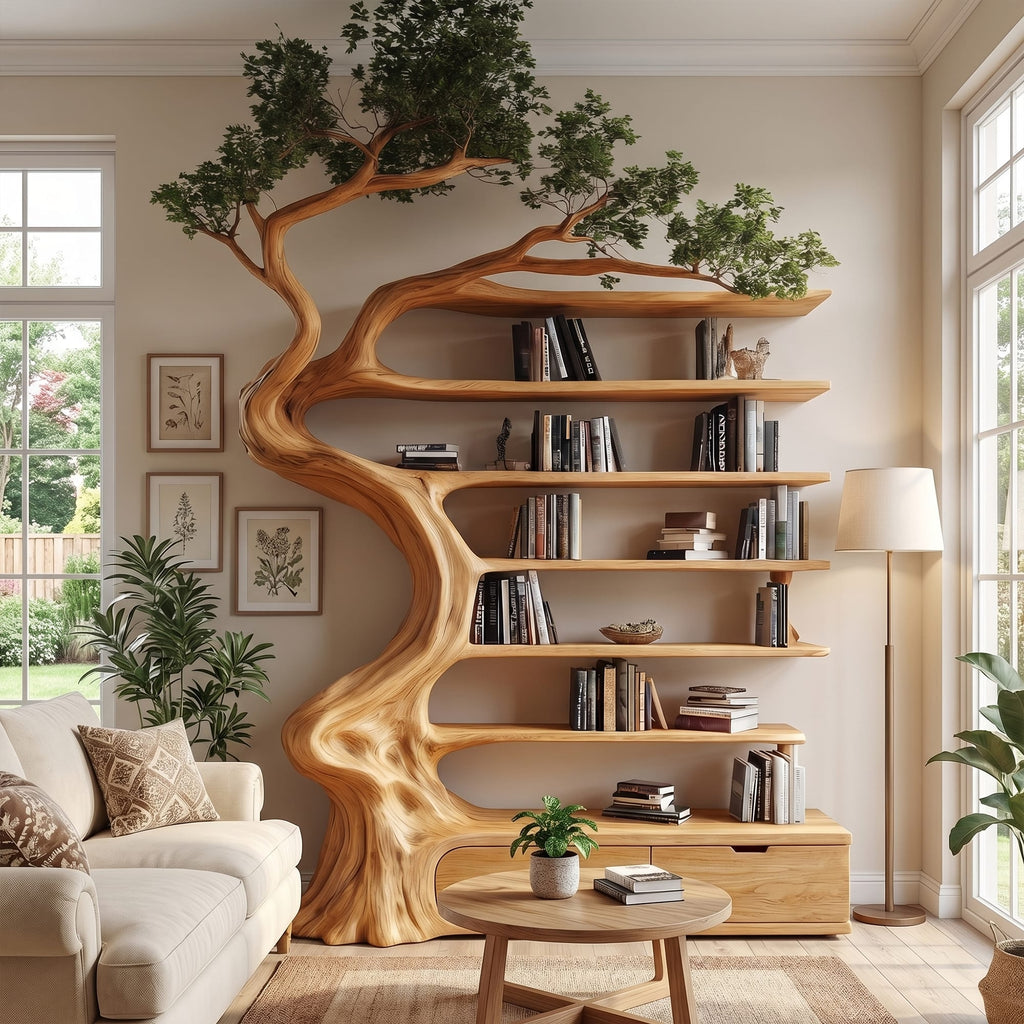 Storage Branch Tree Bookshelf