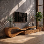 Curved Drawers TV Cabinet