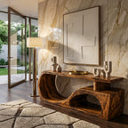 Curved Shoe Bench