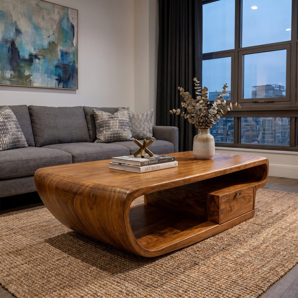 Sculptural Accent Coffee Table