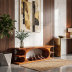 Sculptural Flowing Curved Bench