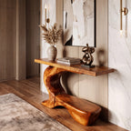 Curved Base Console Table