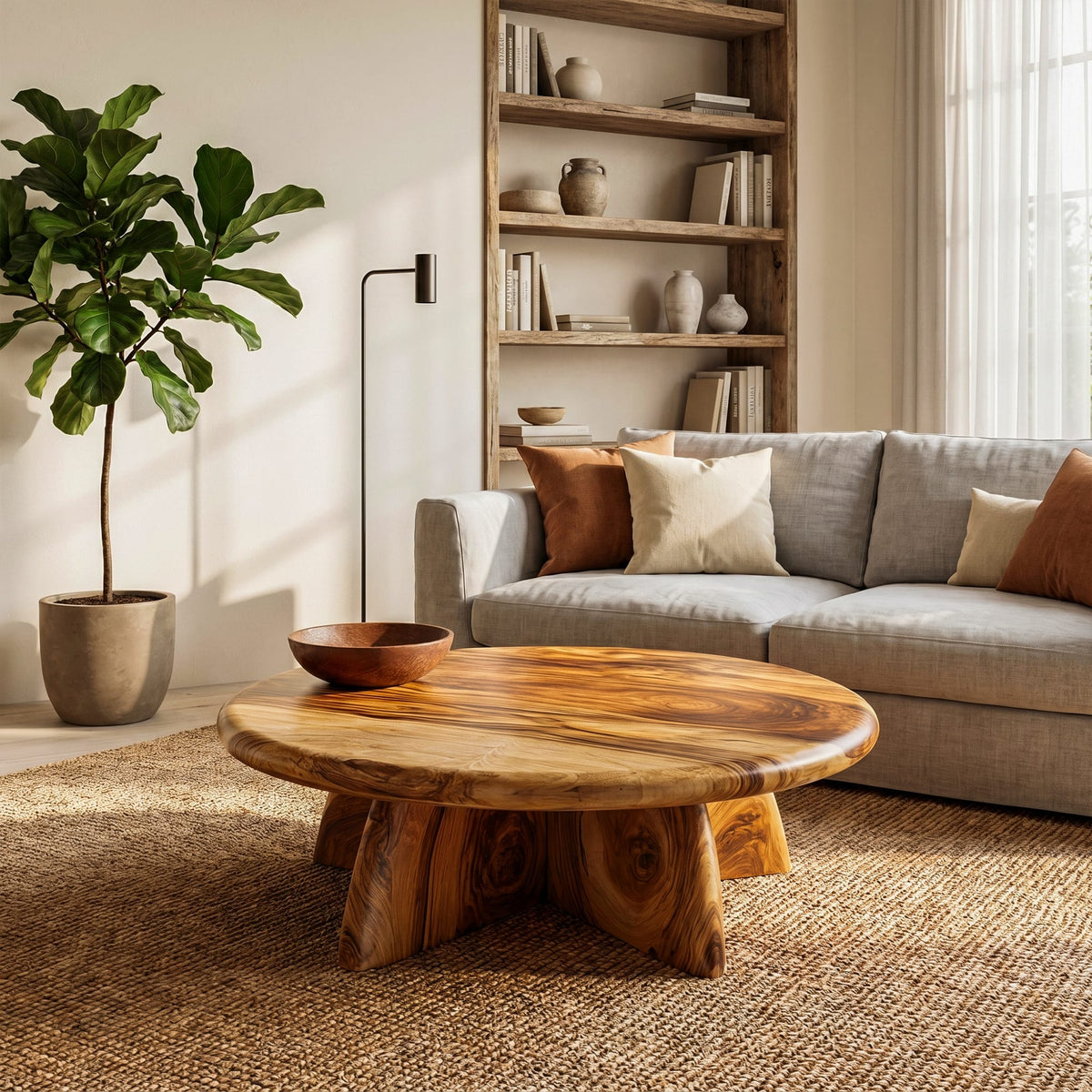 Solid Stump Coffee Table