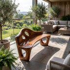 Sculptural Freeform Bench