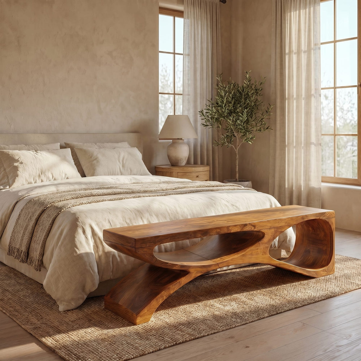 Sculptural Contemporary Headboard