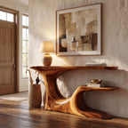 Live Edge Base Console Table