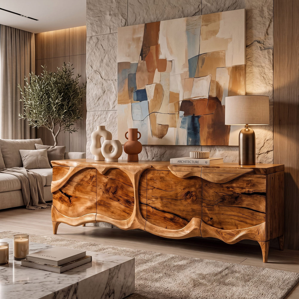 Sculptural Sideboard