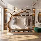 Scandinavian Solid Storage Cabinet