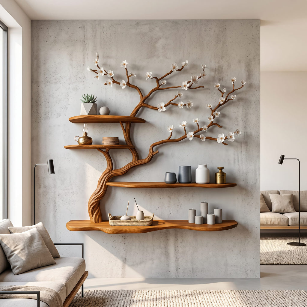 Blossom Storage Floating Shelf