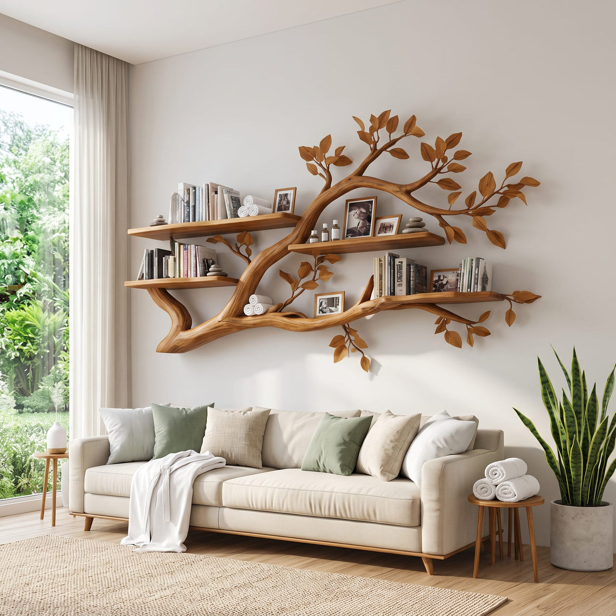 Floating Solid Bookshelf