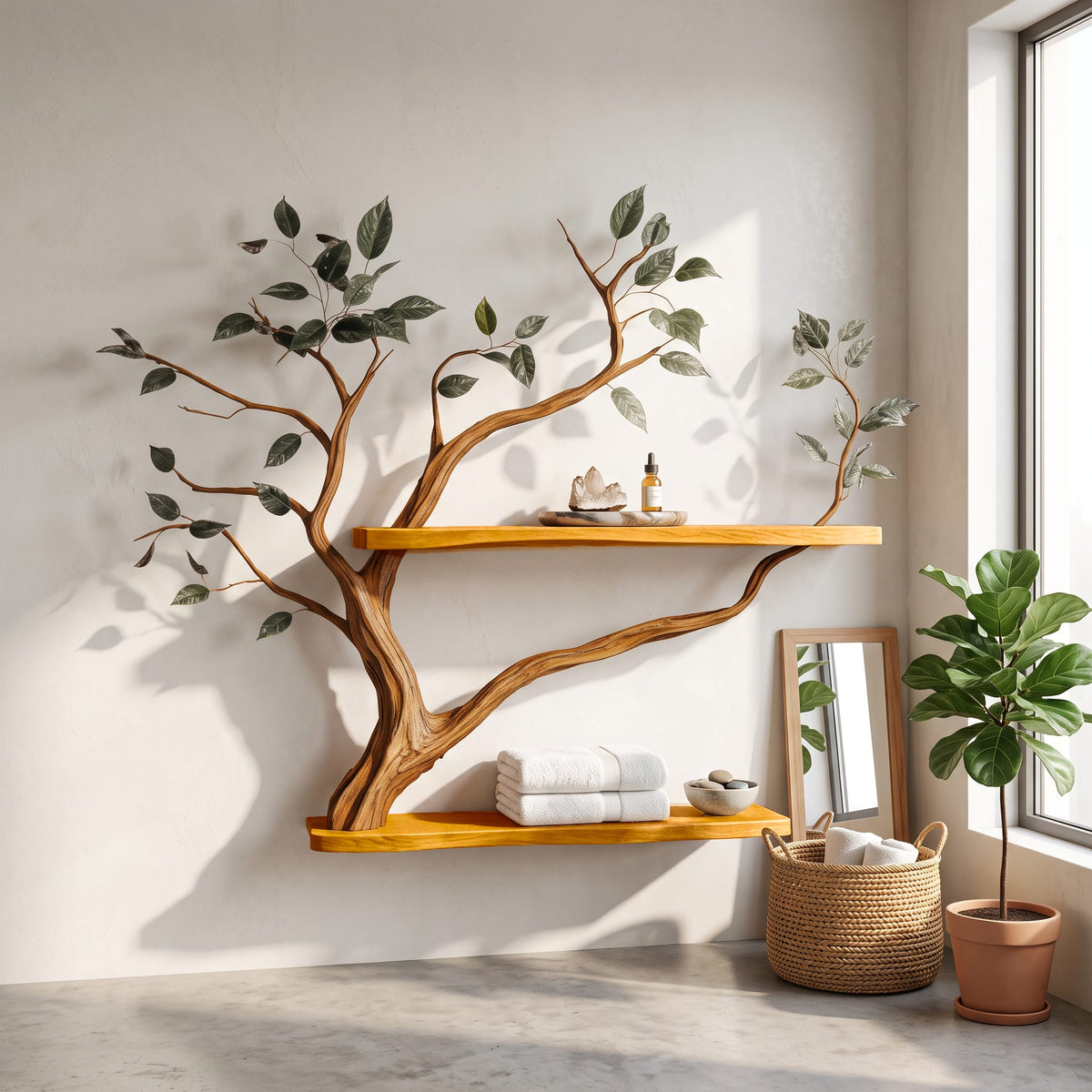 Floating Sinlsatbs Tree Bookshelf
