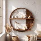 Circular Floating Wall Shelf