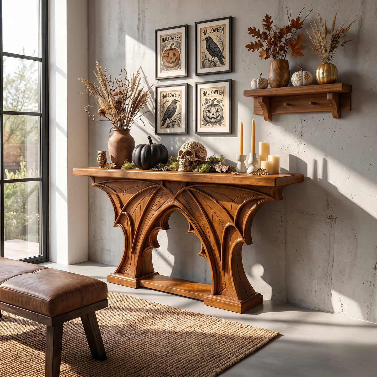 Bat Wing Console Table