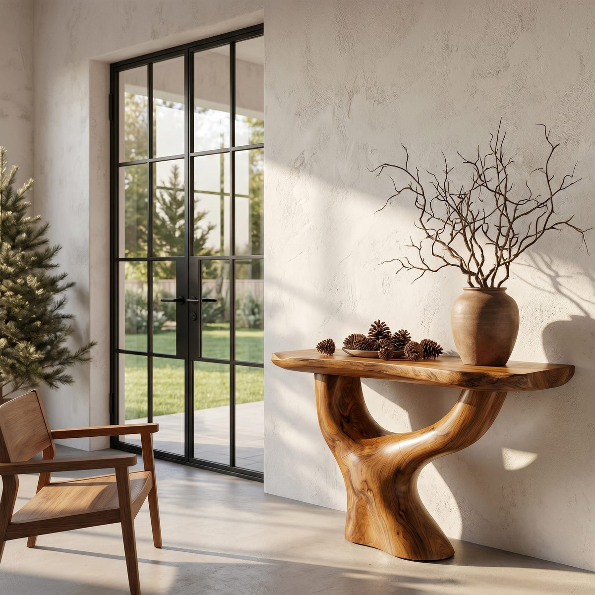 Sculptural Tree Console Table