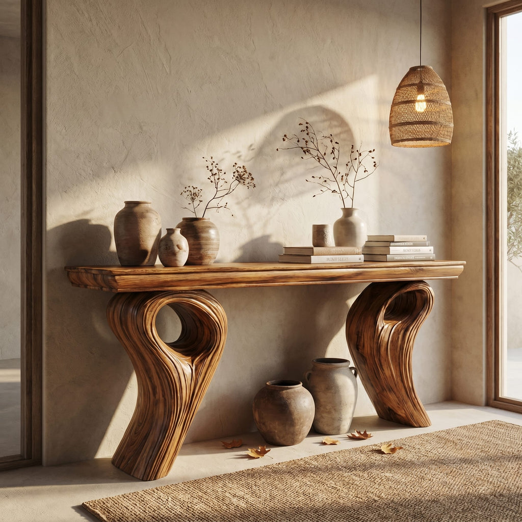 Storage Inspired Console Table