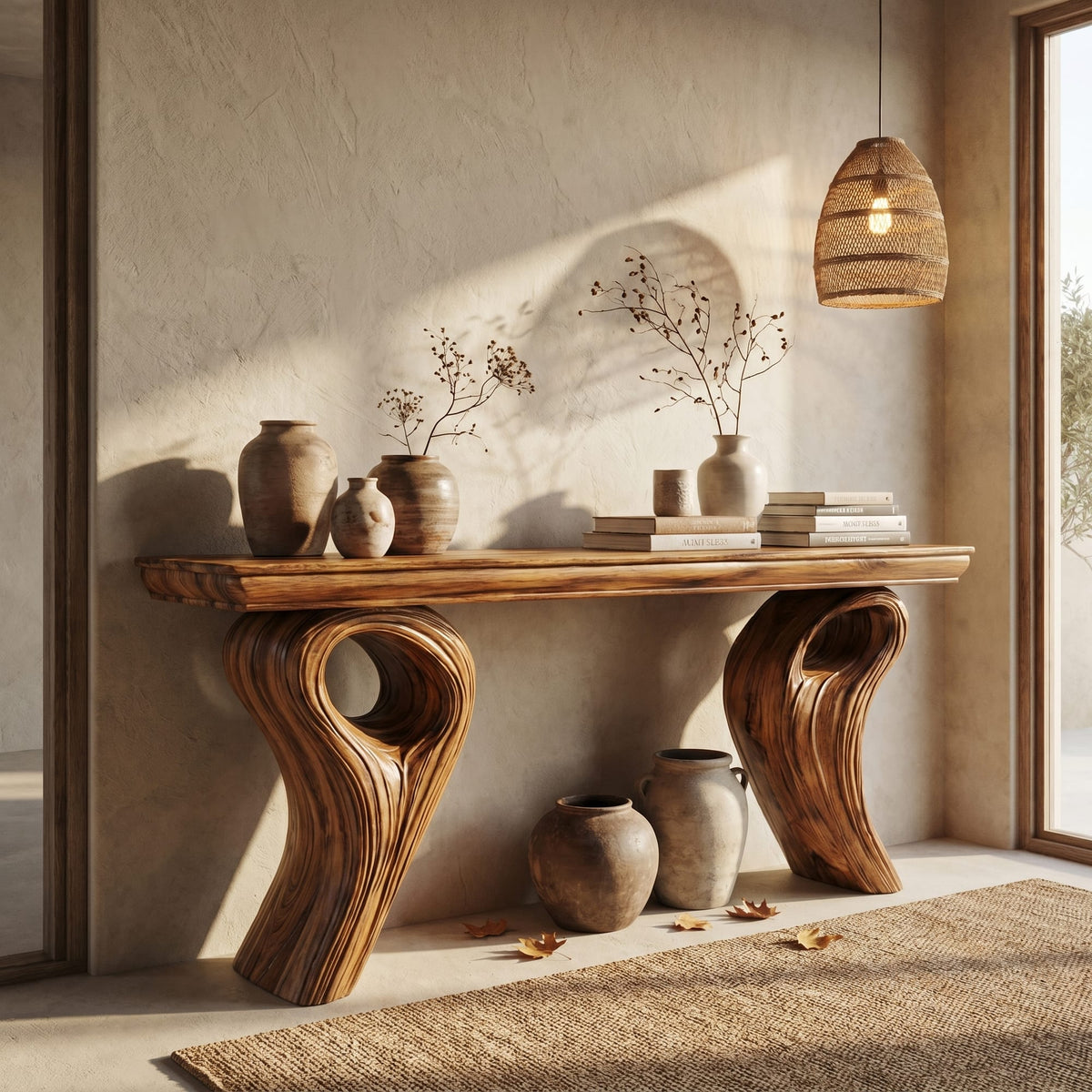 Storage Inspired Console Table