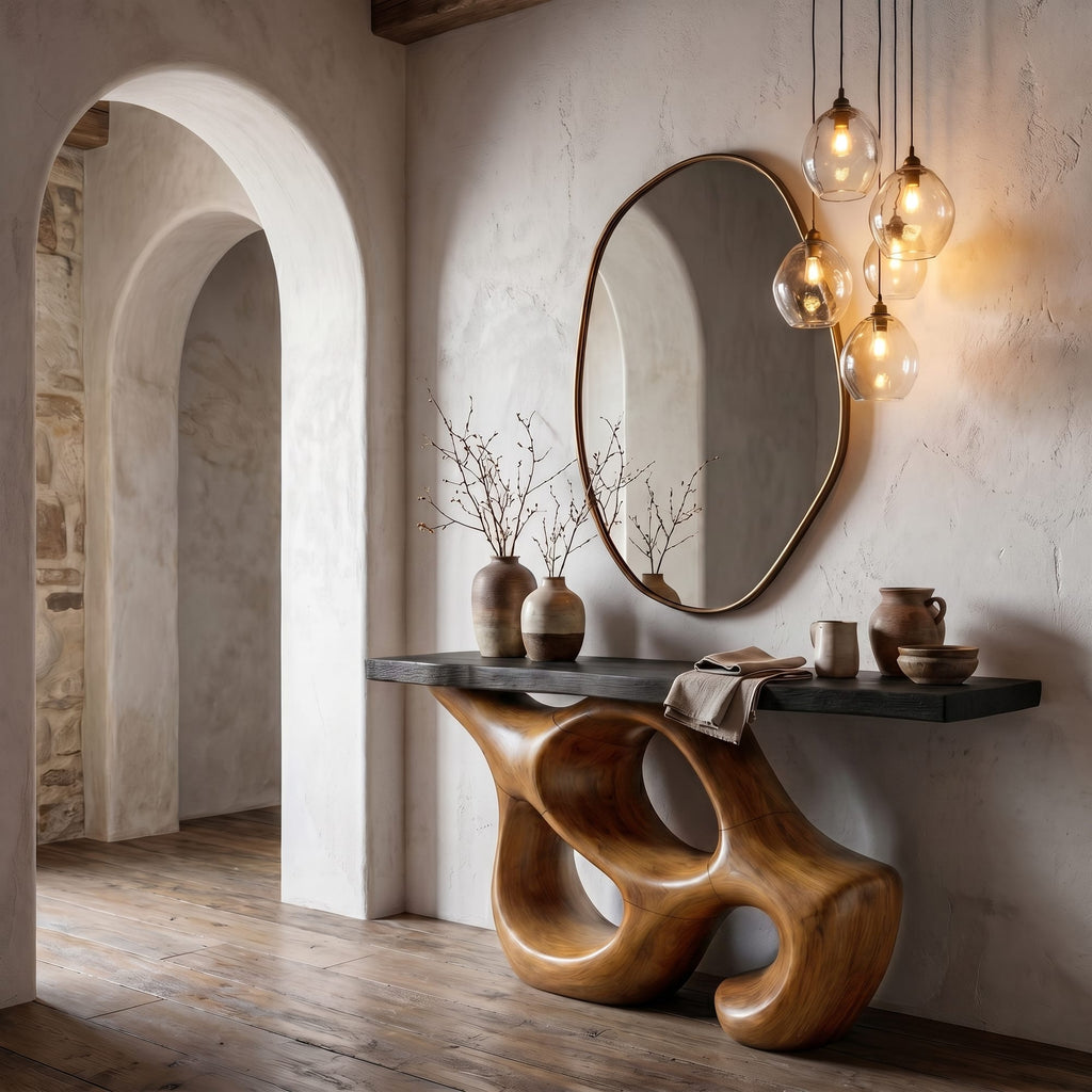 Abstract Hollow Console Table